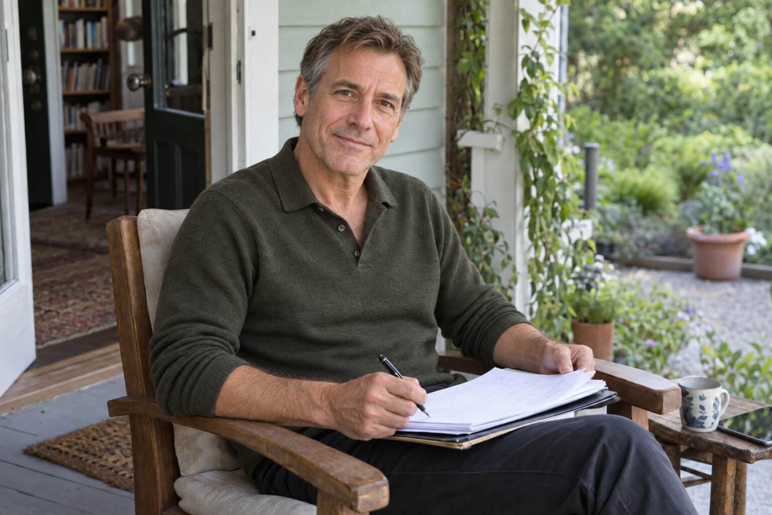Stu Duncan, Writer. Stu Duncan at work